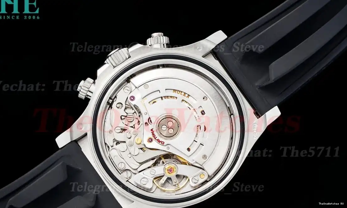 Clean Daytona DD4130 RU SS 40MM Grey Num 116519 0406